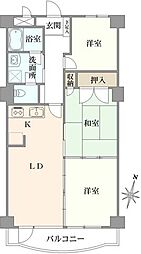 アーバンヒルズ鶴見 3LDKの間取図画像