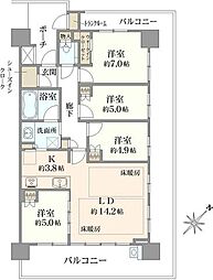 間取図画像 4LDK