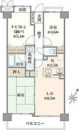 間取図画像 2SLDK