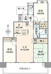 間取図画像 3LDK