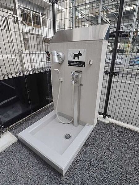 ペット足洗い場