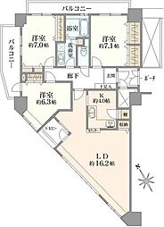 プレステージさがみ夢大通り 3LDKの間取図画像