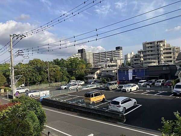 バルコニーから