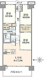 間取図画像 3LDK