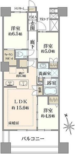 間取りを拡大表示