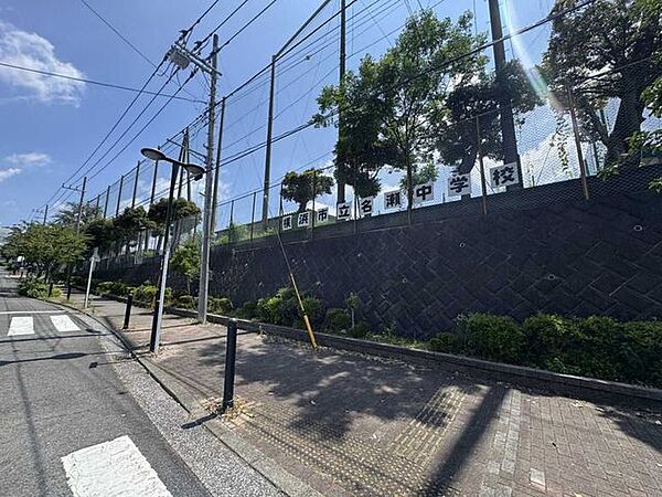 名瀬中学校 160m