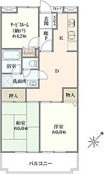 ホーユウパレス戸塚 3LDKの間取図画像