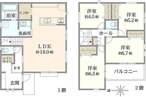 間取りを拡大表示