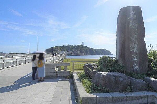 江ノ島(※江ノ島弁天橋) 500m