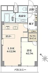 間取図画像 1LDK