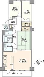 間取図画像 3LDK