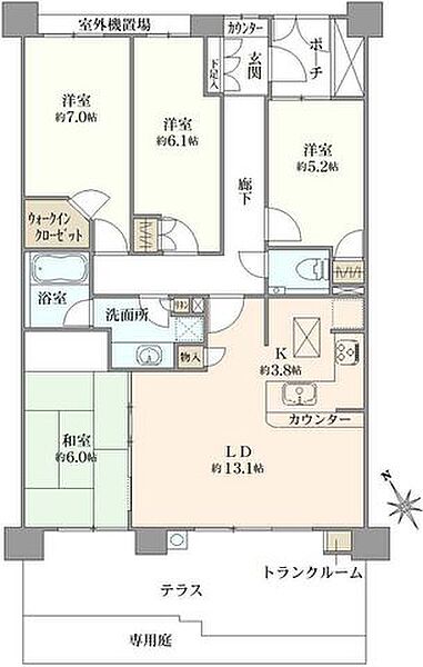 間取りを拡大表示