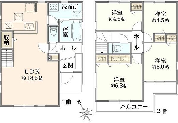 間取りを拡大表示