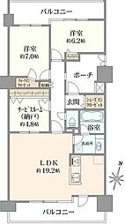 間取図画像 3LDK