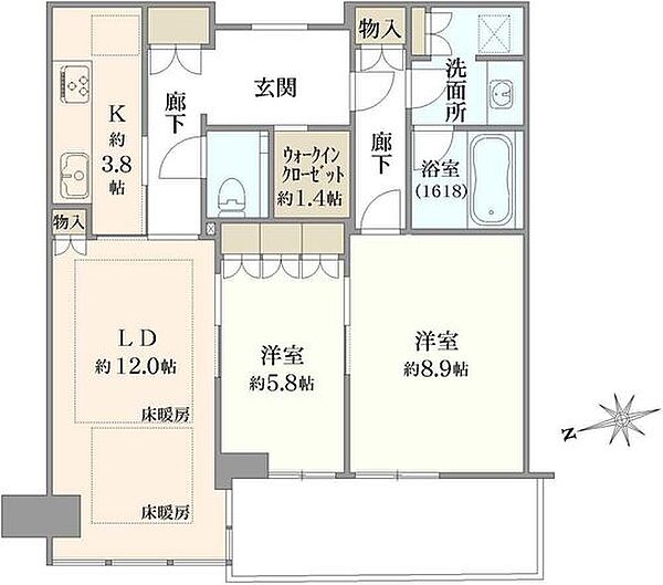 間取り：327002374039