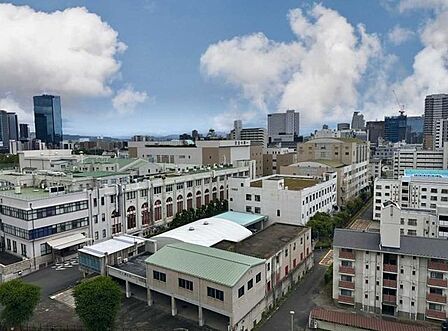 大阪城が見えます(天候による)
