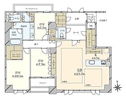 ジオ京都御所北 3LDKの間取図画像