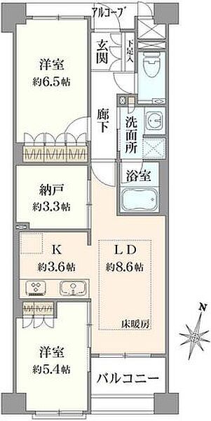 間取り：326000264554
