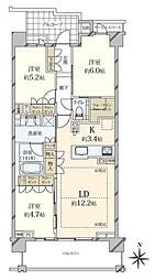 間取図画像 3LDK