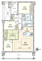 ザ・京都レジデンス岡崎 4LDKの間取図画像