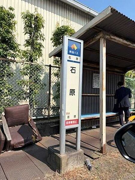 南海バス「石原」停 305m