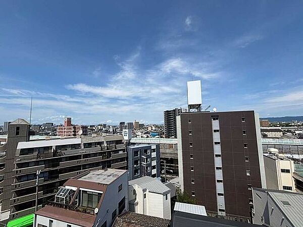 バルコニーから