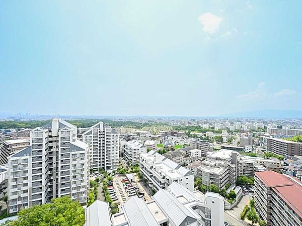 バルコニーから