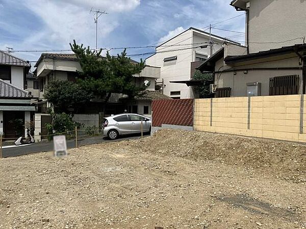 敷地内から北東向き