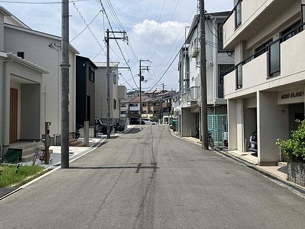 西向きへ撮影