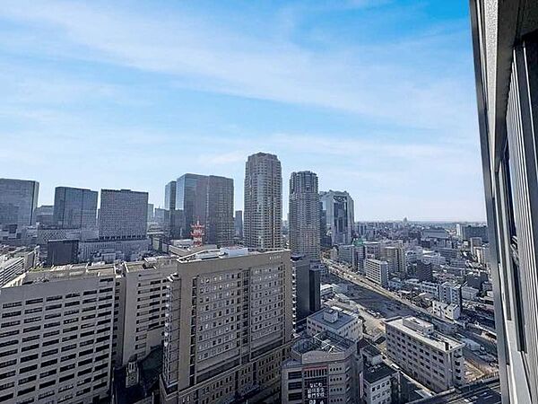 南向きバルコニーから