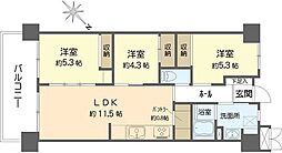 間取図画像 3LDK
