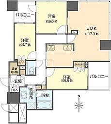 間取図画像 3LDK