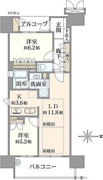 間取り：326000265544