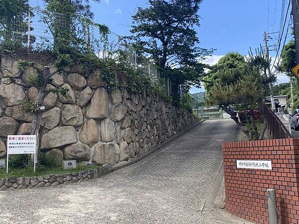 神戸市立御影北小学校  220m