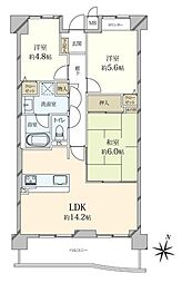 間取図画像 3LDK