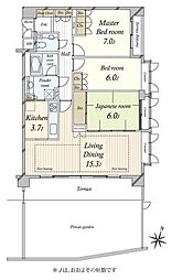 間取図画像 3LDK