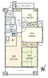 間取図画像 3LDK