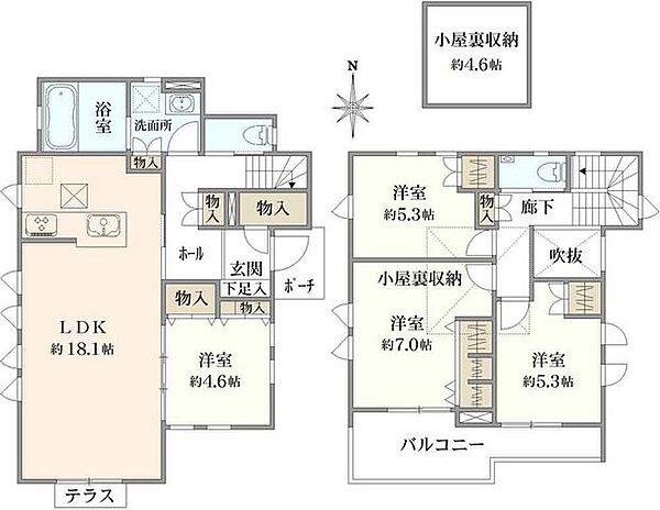 間取り：323000497166
