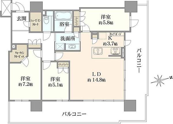 間取り：323000523876