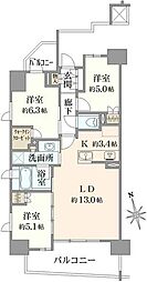 間取図画像 3LDK