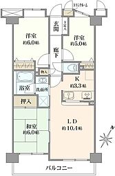 間取図画像 3LDK