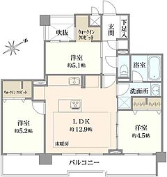 間取図画像 3LDK