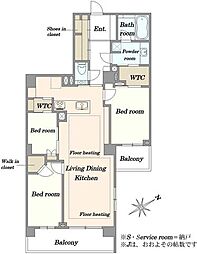 間取図画像 3LDK