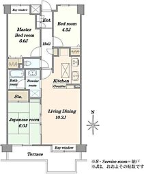 間取図画像 3LDK