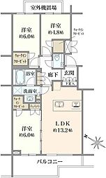 間取図画像 3LDK