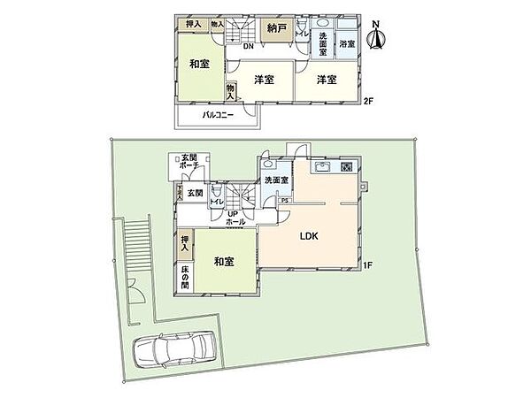 間取りを拡大表示