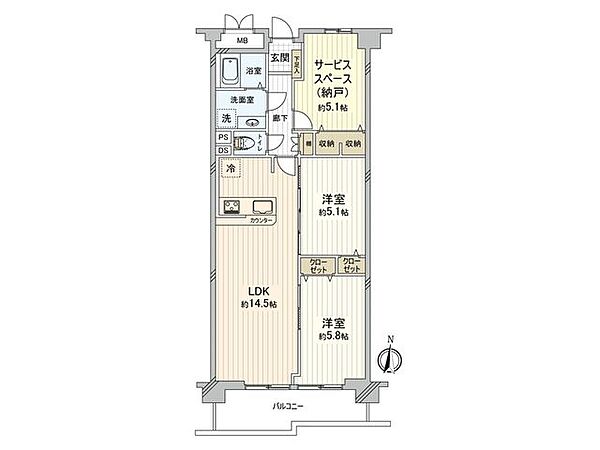 間取りを拡大表示