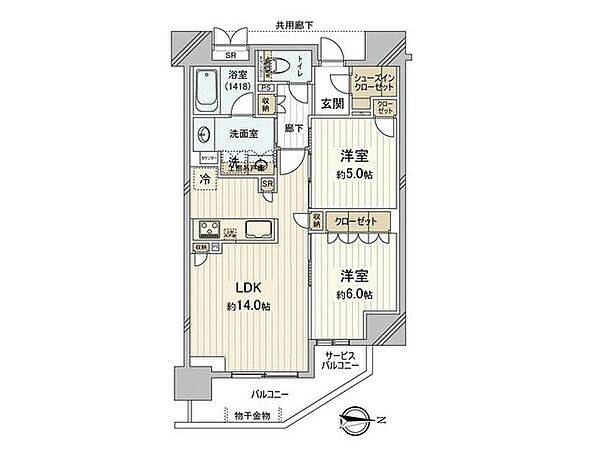 間取りを拡大表示