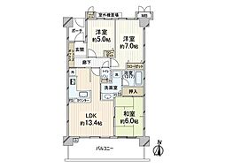 間取図画像 3LDK