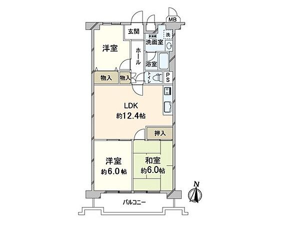 間取りを拡大表示